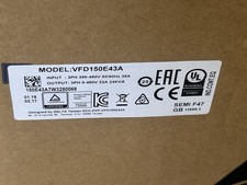 NEW Delta VFD150E43A VFD-E Variable Frequency Drive 20HP 15KW 460V 3PH