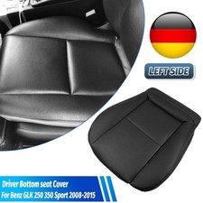 Fahrersitz Unterer Sitzbezug Sitzschoner Schwarz Für Benz GLK-Klasse X204 08-15