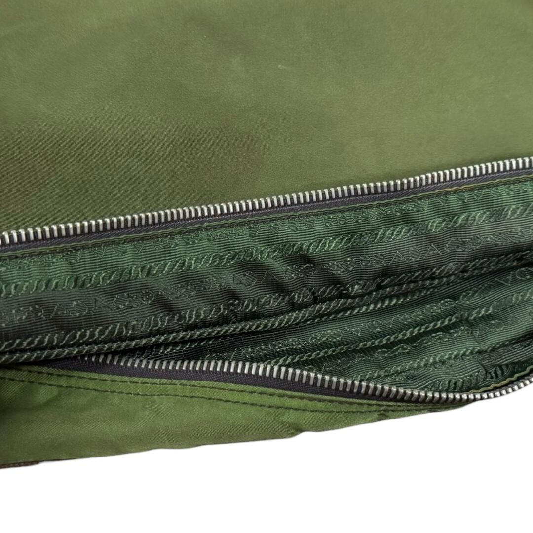 PRADA Shoulder Bag Nylon Green Ladies PRADA Used thumbnail 8