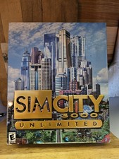 SimCity 3000: Unlimited, 2000 Big Box PC Game New Sealed, Maxis