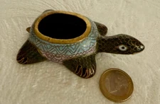 VIDE POCHE "TORTUE"/ CLOISONNE/ XX SIECLE
