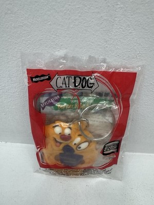 Burger King CatDog Kids Meal Toy Keychain/ Watch  (Bag Has Small Opening)