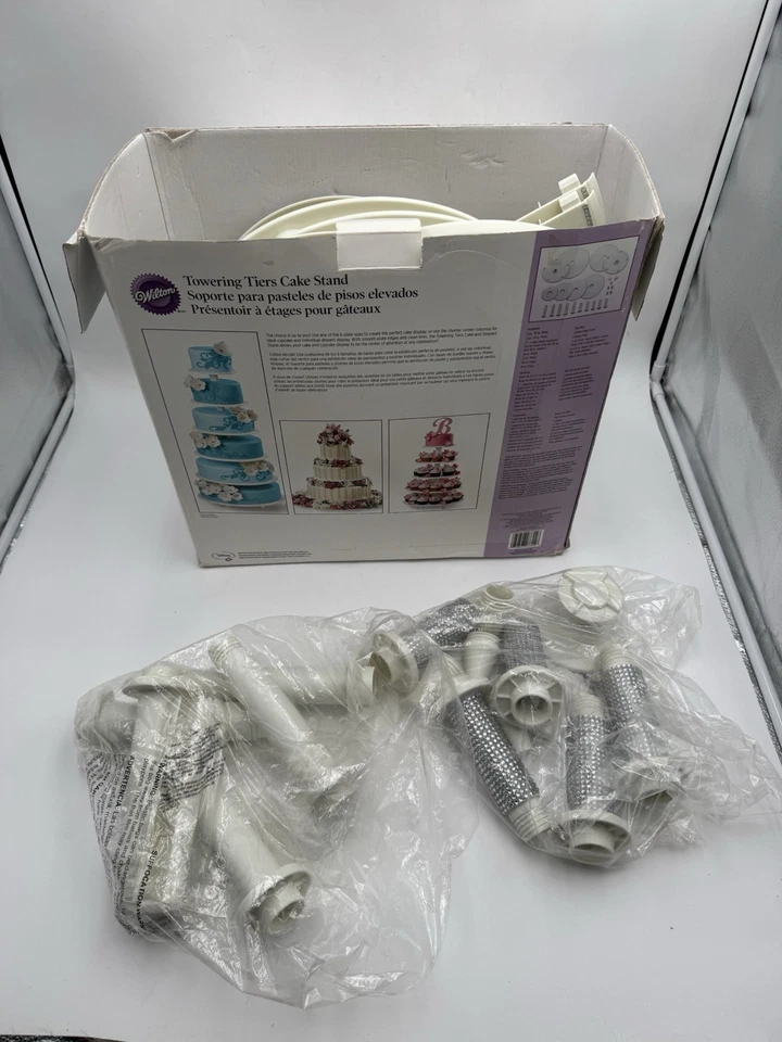 Wilton Towering Tiers Cake Stand 6 Tiers, Complete Rare - Image 3 of 3