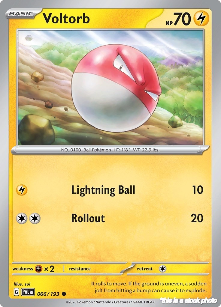 Voltorb PAL 066/193 Pokémon Paldea Evolved Common EN LP
