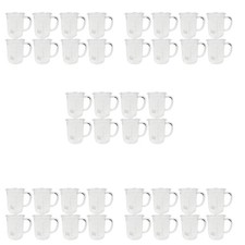 Beaker Mug 250ml Borosilicate Glass. Case of 40.