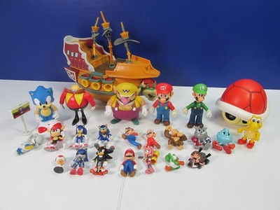SUPER MARIO Konvolut ACTION FIGUREN LOT yoshi luigi shadow sonic pacman NINTENDO