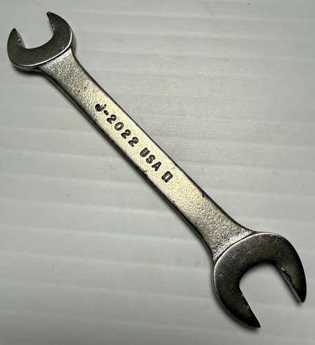 Vintage 1960 Blue Point Tools J-2022 - 5/16" x 11/32" Open End Wrench USA Tool - Picture 2 of 13