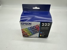 EPSON 222 Claria Ink Standard Capacity 3 Color Cartridge Combo Pack wxp 12/24