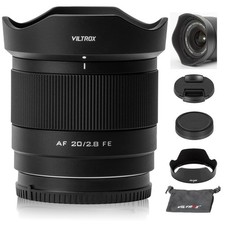 VILTROX 20mm F2.8 FE, 20mm f/2.8 Full Frame Lens for Sony E-Mount, STM Auto F...