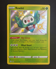 Pokémon TCG Rowlet SV001/SV122 Shining Fates Shiny Vault Shiny Holo Rare