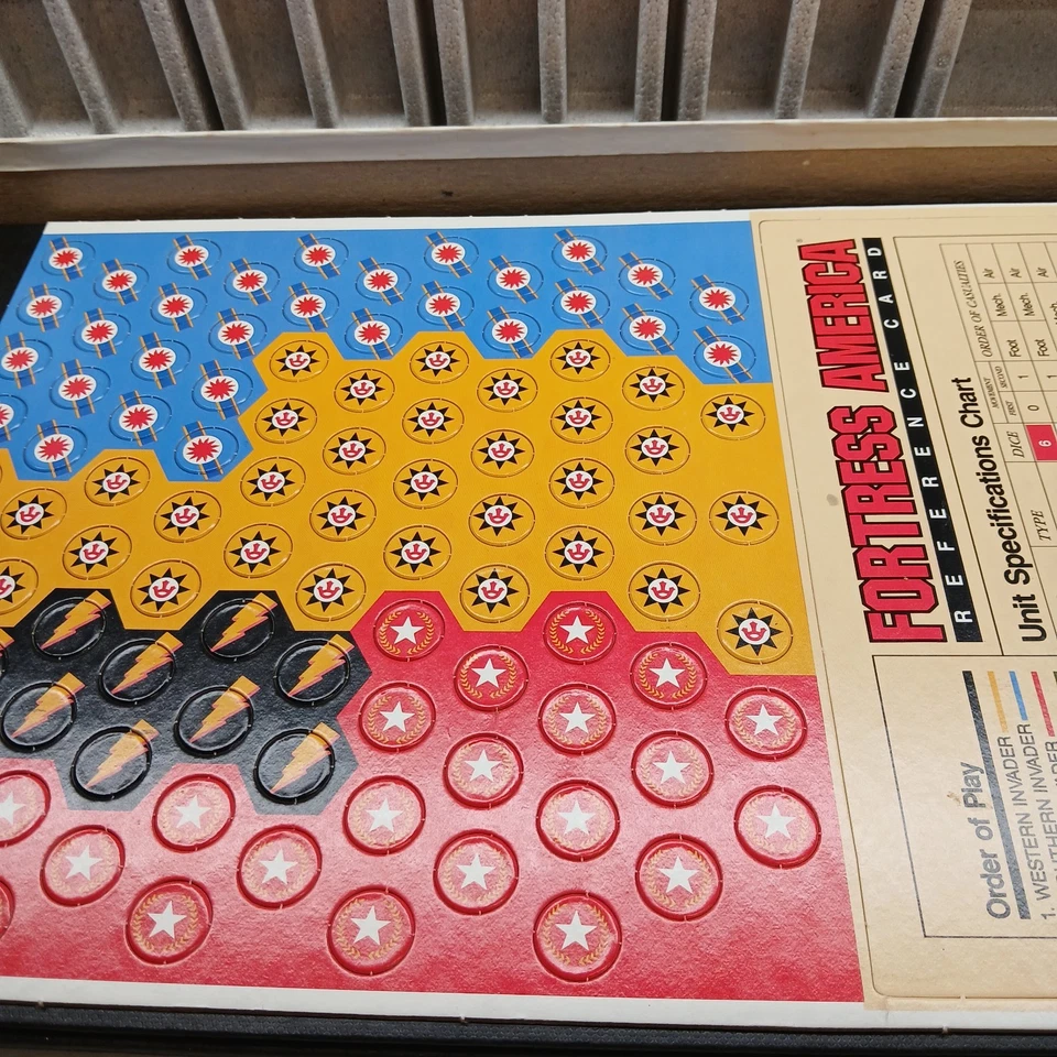 Juego de mesa Fortress America United States Under Attack Gamemaster 1986 CAJA ABIERTA Foto 4 de 4