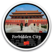 Magnet Me Up Forbidden City Magnet Decal- 5" Beijing Landmark Souvenir, USA Made
