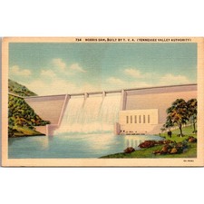Norris Dam Built by Tennessee Valley Authority Vintage Postcard SPF10