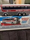 Vintage Charmy Toy Continental Trailways Silver Eagle Bus Tin Litho Japan