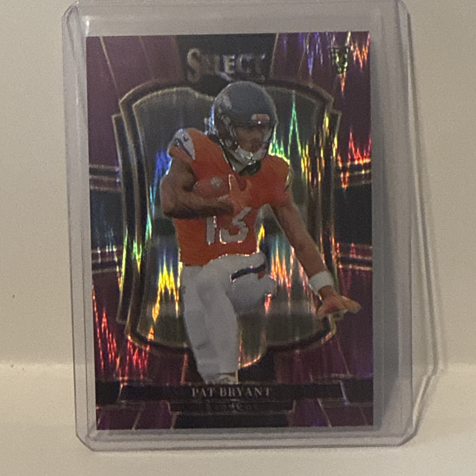 2025 Panini Select - Premier Level Pat Bryant #112 Purple Shock Prizm /699 RC)