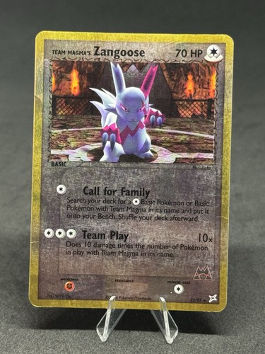Team Magma's Zangoose 23/95 Team Magma vs Team Aqua Reverse Holo