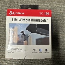 Cobra SC 120 QHD Front Camera 1440P Discreet Dash Cam 16GB SD Card WIFI CarPlay