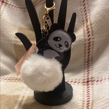 NWT - LA Express Panda Keychain with White Po...