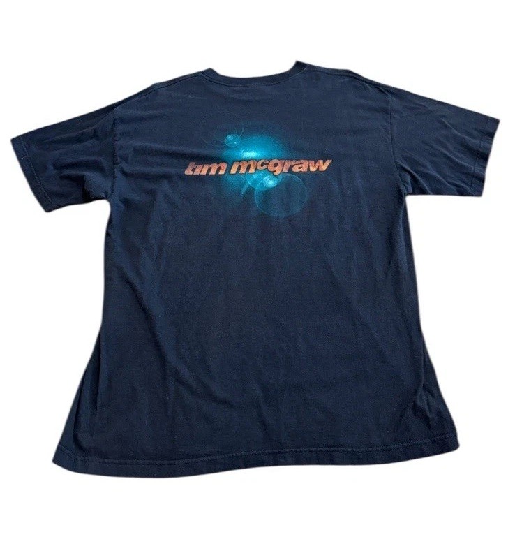 90s TIM MCGRAW ツアー　Tシャツ tim mcgraw shirt large Authentic T-shirt Tour Live Like You