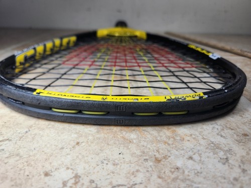 Wilson CUJO nCode Racquetball Squash 57 Racket, Pre-Strung, XS -3 7/8 - 第 10/16 張圖片