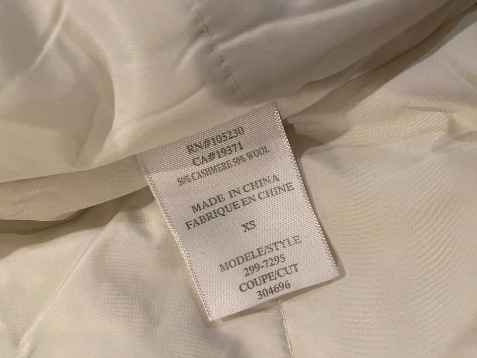 Chaleco para mujer Joie XS aislado con cremallera cachemir/lana tejido con cable usado en excelente estado Foto 4 de 4