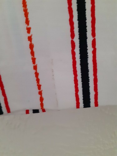 M&S Collection Ivory Red Black Orange 3/4 Length Trousers - Size 16 uk - 44 eu - Picture 7 of 11