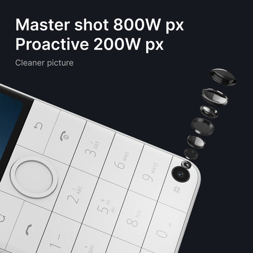 QIN F22 Pro unlocked smart button small mobile phone touch screen 4GB+64GB - 第 6/8 張圖片