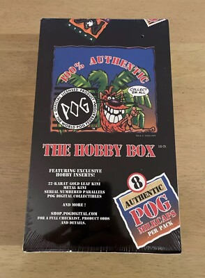 Pogs 2024 Hobby Box !! Offizielle The World Pog Federation brandneu ungeöffnete Verpackung!