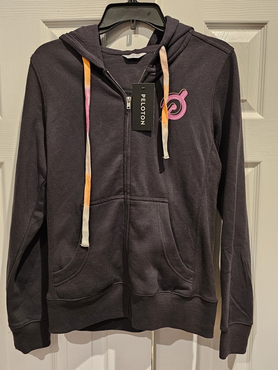 Peloton Dreamblend Sweat à Capuche avec Fermeture éclair Sweatshirt, Bleu, XXL Femme