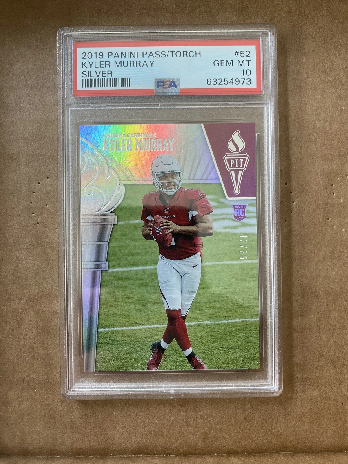Kyler Murray Panini Passing the Torch #52 Silver
