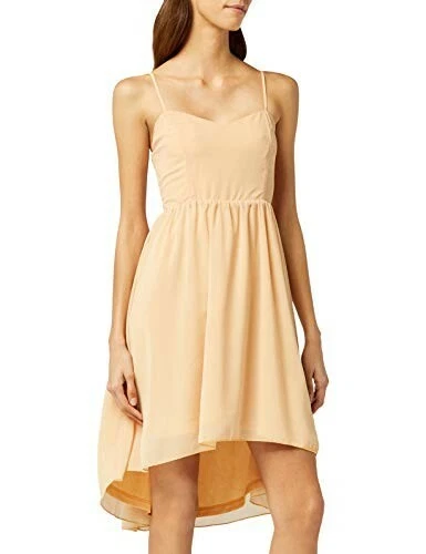 OFF WHITE Abito intimo bianco sporco donna UK taglia 12 NUOVO DI ZECCA