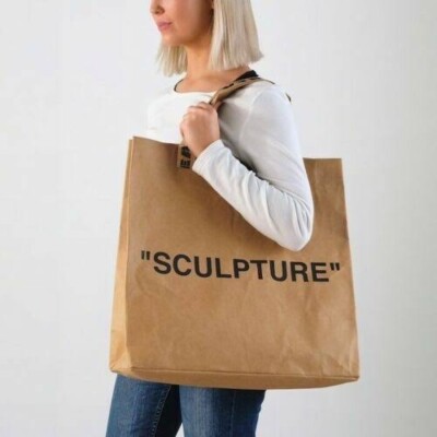 IKEA x Virgil Abloh MARKERAD “SCULPTURE ” Tote Bag | Off-White