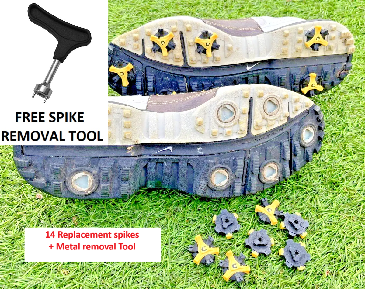 14 x Replacement spikes For Nike golf shoes Triangle fitting Studs