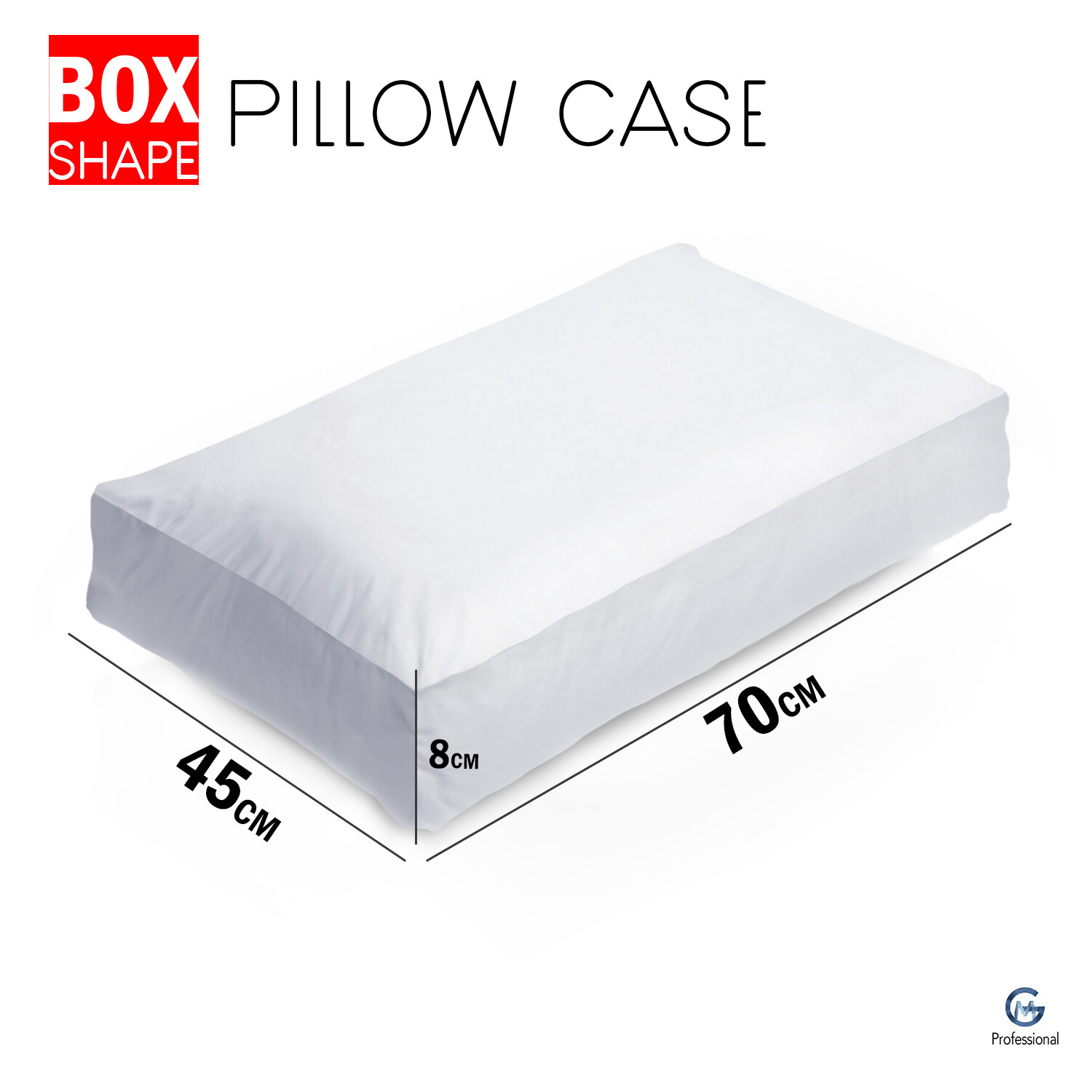 Plain Dyed Poly Cotton Box Pillow Cases Bed Oxford Large Pillows Case