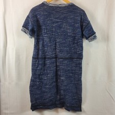 Madewell Women Dress Texture Sweatshirt Blue XS Tweed