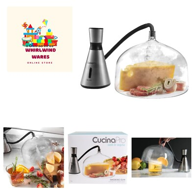 #ad Smoking Gun w XL 7 1 4quot; Dome Hot Cold Electric Portable Smoker Infuser Kit ... $69.99