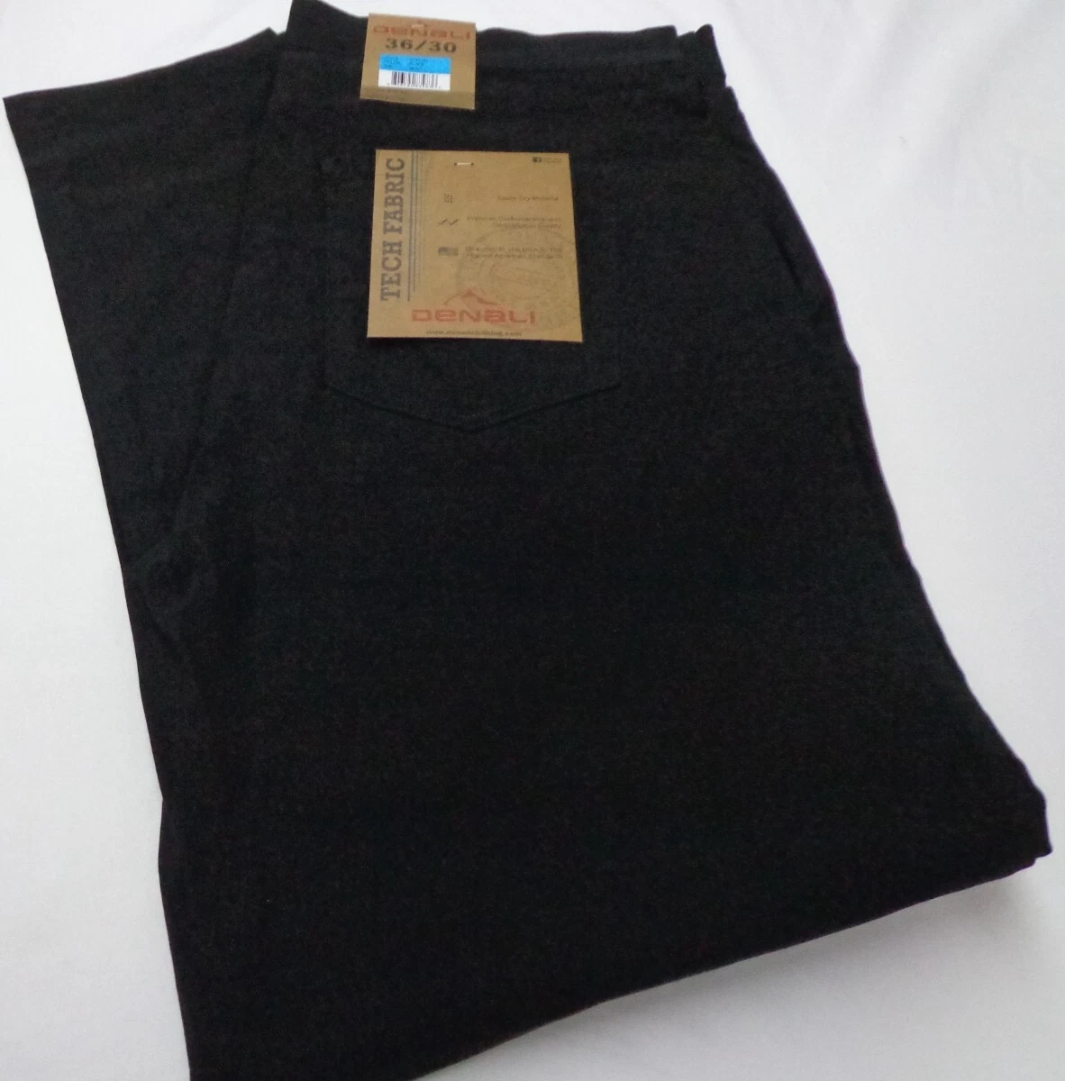 DENALI Black Tech Fabric Stretch Pants NWT 36/30 MSRP $54
Opens in a new window or tab