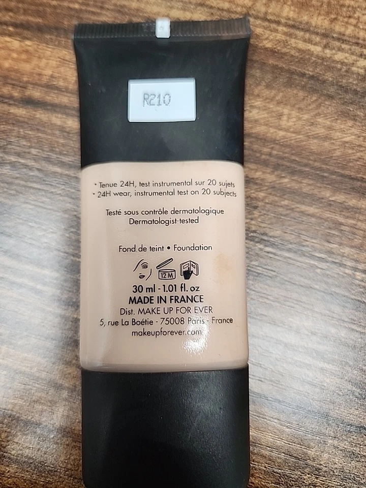 MAKE UP FOR EVER Matte Velvet Skin Full Coverage Foundation 24H Shade R210 - Image 2 of 2