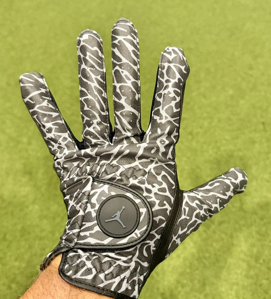 Air Jordan golf glove Black And Grey Cabretta Leather - Image 2 of 4
