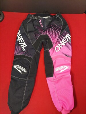 O'neal Element Youth 12/14 Riding Pants Black Pink Racewear