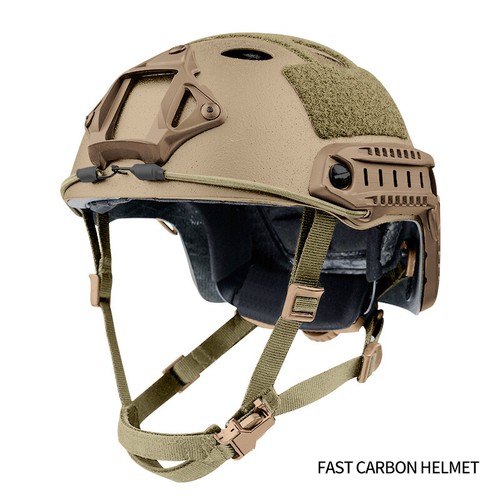 Carbon Fiber Fast Tactical Helmet Advanced Lined Emergency Rescue Helmet - Picture 16 of 17