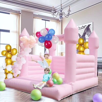 13x12x10Ft PVC Commercial Pink Inflatable Bounce House Castle For Kids Party