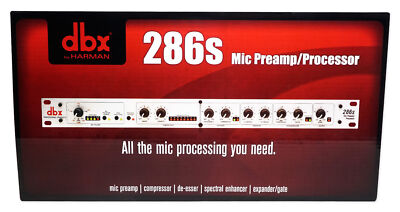 DBX 286S Mic Pre-Amp Processor 286 S Microphone/Instrument Preamp