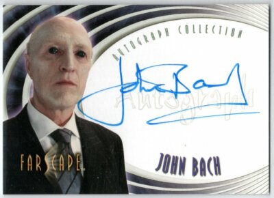 FARSCAPE 2003 RA SEASON 4 A31 John Bach as Einstein AUTOGRAPH TRADING CARD