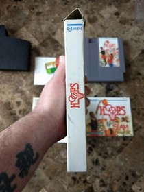 Hoops (Nintendo NES) 100% por ciento en caja original muy raro env&iacute;o r&aacute;pido gratuito aut&eacute;ntico