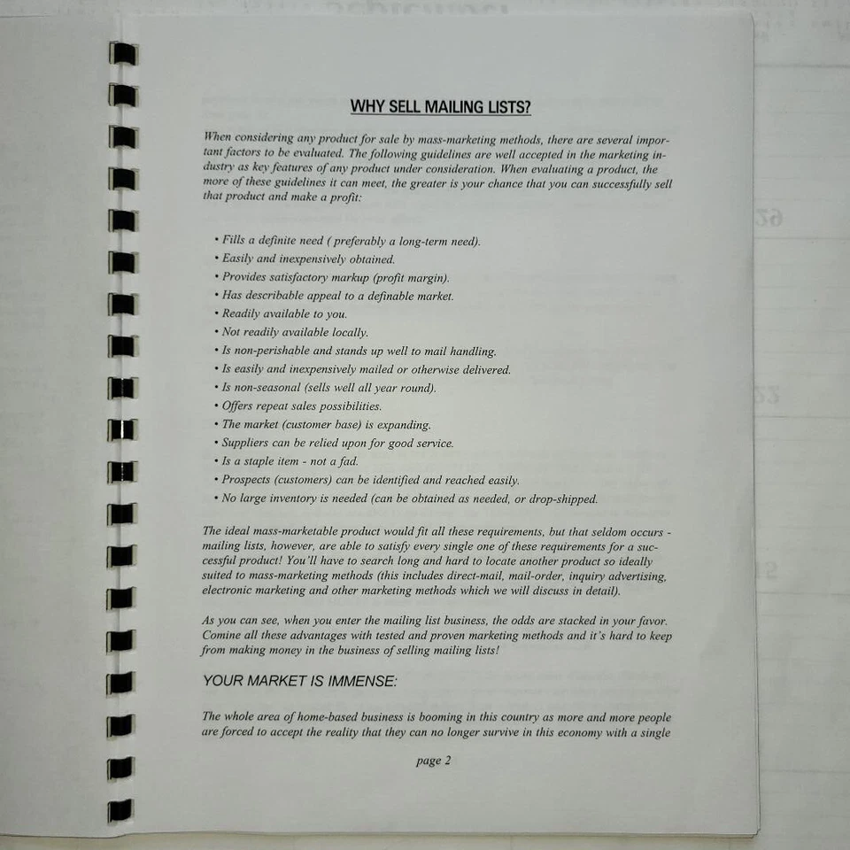 Opportunity Making Money Selling Direct Mail Leads Working From Home Guide!! - Image 2 of 4