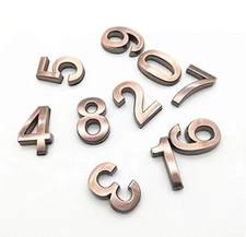 1.5 Inch Mailbox Numbers, Self Stick 3D Door Numbers, Decor Sign Number 