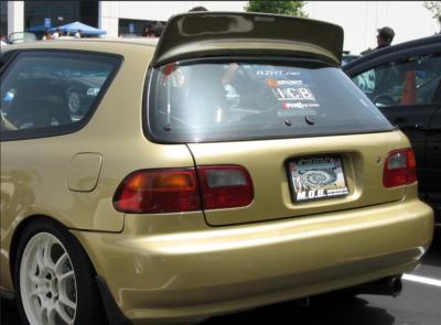 For Honda Hatchback 92-95 EG Civic Carbon fiber BYS Rear Trunk