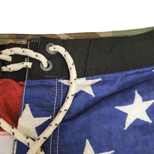 Rip Curl Board Shorts Mens 33 USA Flag Patriotic Fourth of July Swim Trunks - Picture 8 of 14