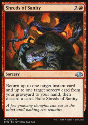 MTG Magic the Gathering Shreds of Sanity (141/234) Eldritch Moon LP